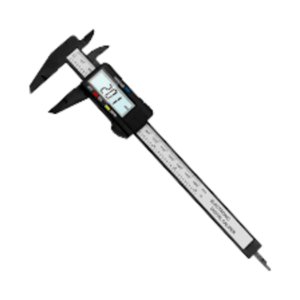 Vernier Digital 0–150 mm Fibra de Carbono